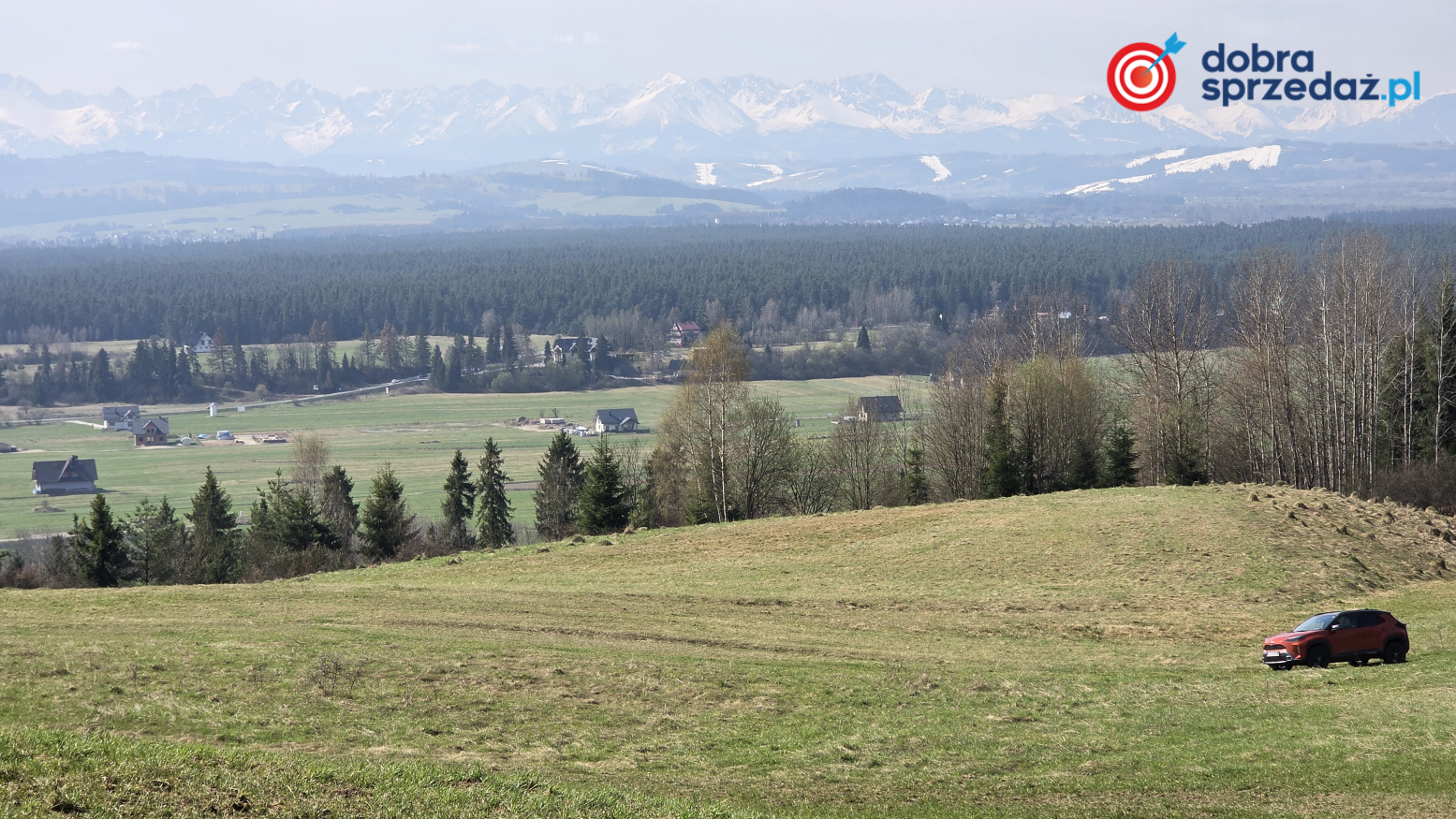 Widokowa działka z dojazdem asflatem i pieknym widokiem na Tatry